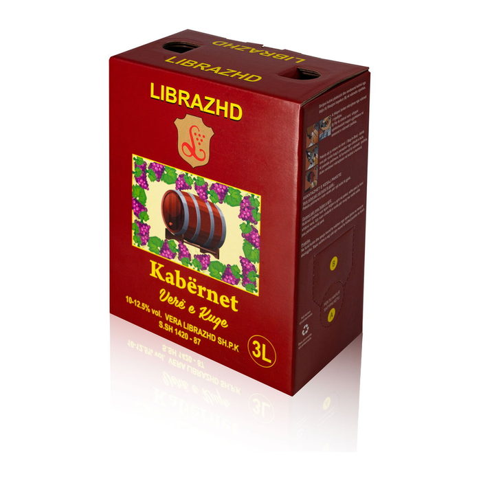 Kuti bag-in-box 3 litra për verë